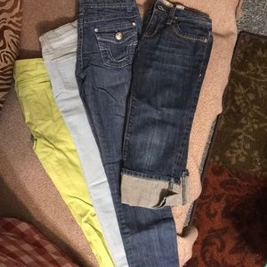 Lot of jeans